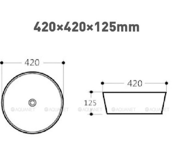 Раковина чаша Aquanet Smart-1 42 см