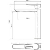 Смеситель для раковины Aquanet Logic AF320-11С хром