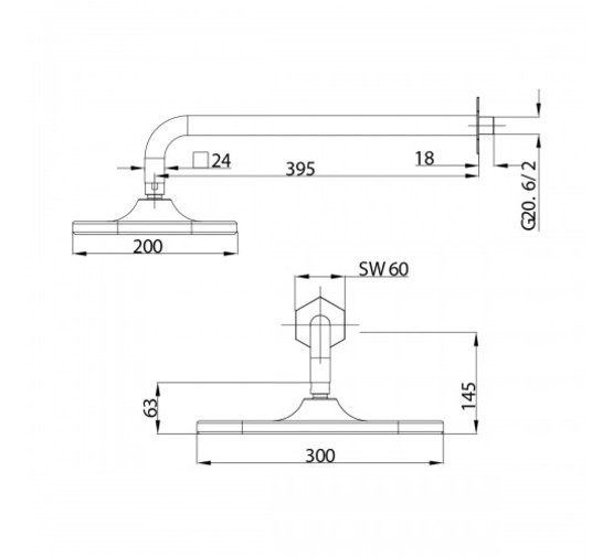 Душевая система Lemark Prizma LM3922C со смесителем хром