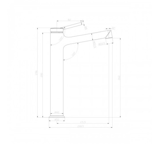 Смеситель для раковины Lemark Minima LM3809C хром