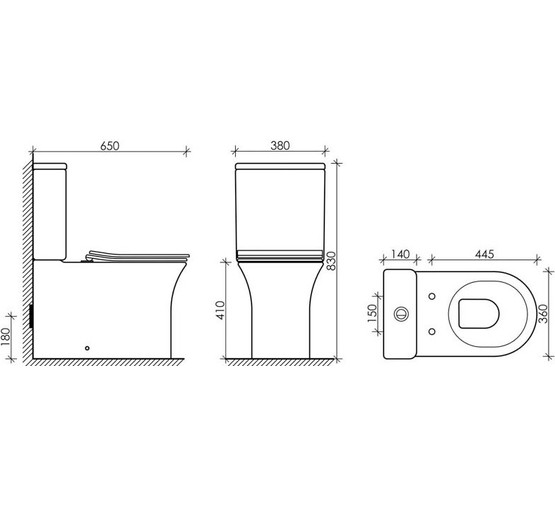 Унитаз-компакт Ceramica Nova Star CN1904 безободковый микролифт