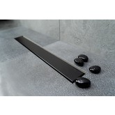 Водоотводящий желоб Pestan Confluo Frameless Line 300 Matte Black с решеткой черный матовый 