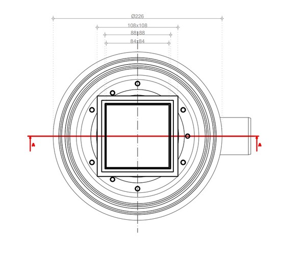 Трап сливной Pestan Confluo Standard Plate 4 10 см хром