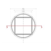 Трап сливной Pestan Confluo Standard Plate 8 15 см хром