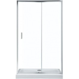 Душевая дверь Aquanet SD-1000A 100 хром, стекло прозрачное