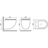 Унитаз подвесной Ceramicanova Mono CN1905 безободковый микролифт