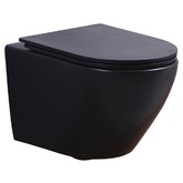 Унитаз подвесной BelBagno Colorato BB062CHR-MB безободковый  микролифт черный матовый