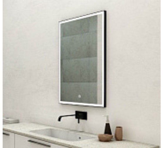 Зеркало Континент Solid LED 600х800 серый