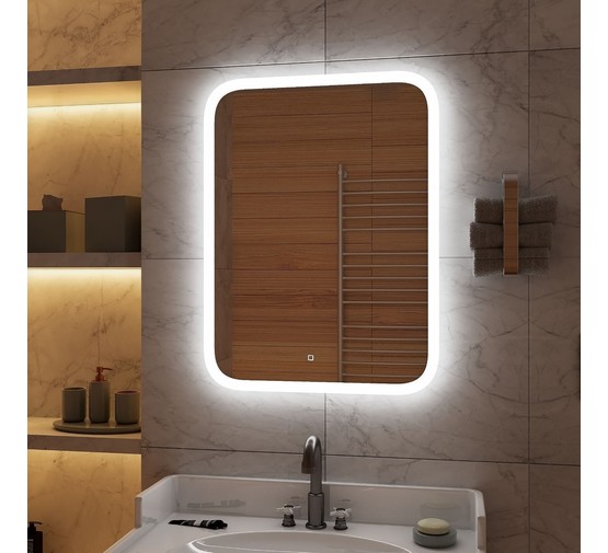 Зеркало Континент Glamour LED 700x900