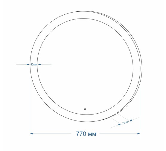 Зеркало Континент Rinaldi LED D770