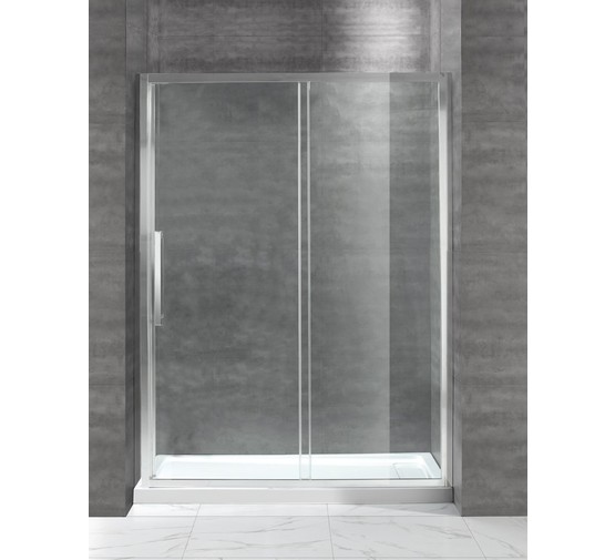 Душевая дверь Cezares Lux-Soft-BF-1-130-C-Cr-IV 130 см хром прозрачное стекло 
