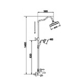 Душевая система Rose R0136Q бронза