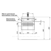 Тумба подвесная Aquanet Беркли 50 белый/дуб рошелье