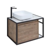 Тумба подвесная Aquanet Nova Lite LOFT 75 L дуб рустикальный