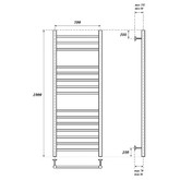 Полотенцесушитель водяной Point Аврора 500x1000 П15 хром