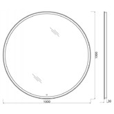 Зеркало BelBagno SPC-RNG-1000-LED-TCH