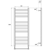 Полотенцесушитель водяной Point Меркурий 500x1000 П10 хром