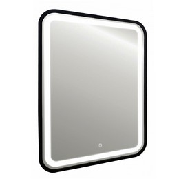 Зеркало Azario Мальта-лофт LED 600х800 черный