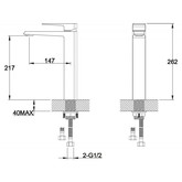 Смеситель для раковины BelBagno Arlie хром