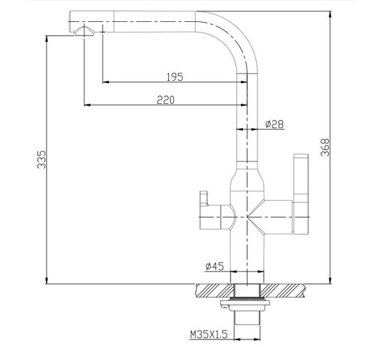 Смеситель для кухни BelBagno BB-LAM57-IN сатин