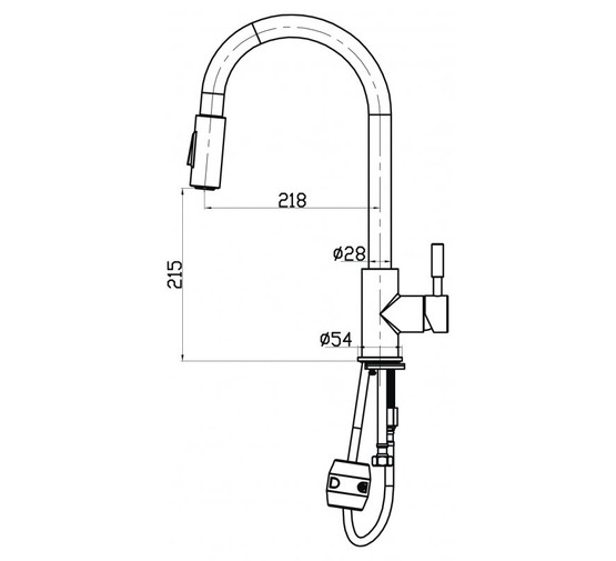 Смеситель для кухни BelBagno BB-LAM31A-IN сатин