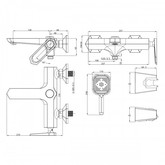 Смеситель для ванны Lemark Prizma LM3914C хром