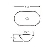 Раковина чаша BelBagno BB1404 61 см