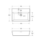 Раковина чаша BelBagno BB1340 51 см