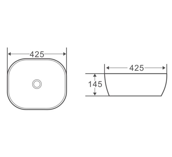 Раковина чаша BelBagno BB1301 43 см