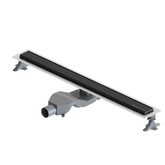 Водоотводящий желоб Boheme Premium Linear 800 с решеткой черный матовый 
