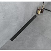 Водоотводящий желоб Boheme Premium Linear 800 с решеткой черный матовый 