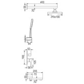 Душевая система Rose R2835H черный матовый