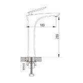 Смеситель для раковины Rose R2711 хром