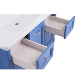 Комплект мебели ASB-Woodline Толедо Smalt 105 синий