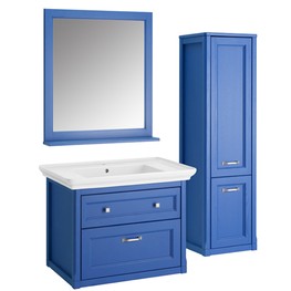 Комплект мебели ASB-Woodline Толедо Smalt 85 синий