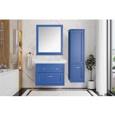 Комплект мебели ASB-Woodline Толедо Smalt 85 синий
