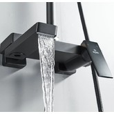 Душевая система Rose R1836H черный матовый