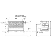 Тумба подвесная Aquanet Алвита new 90 2 ящика белый матовый