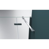 Душевой угол BelBagno KRAFT-AH-12-120/80-C-Cr-L 1200x800 хром, прозр.стекло 