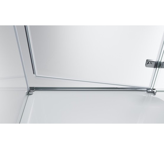 Душевой угол BelBagno KRAFT-AH-22-100/80-C-Cr-L 1000x800 хром, прозр.стекло 