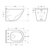 Унитаз подвесной BelBagno Senso-Tor торнадо микролифт