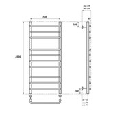 Полотенцесушитель водяной Point Нептун 500x1000 П10 хром