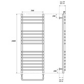 Полотенцесушитель водяной Point Нептун Премиум 500x1000 П15 хром