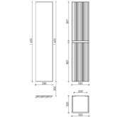 Пенал Sancos Snob T 60 Doha Soft подвесной 