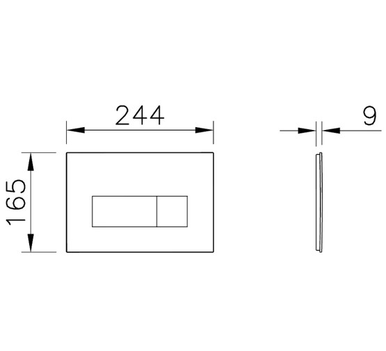 Клавиша смыва Vitra Root Square 740-2325 золото матовое