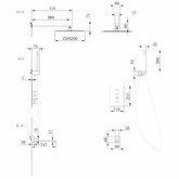 Душевая система ABBER Daheim AF8250NG встраиваемая никель