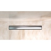 Водоотводящий желоб BelBagno Luce 600 с решеткой хром матовый