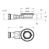 Душевой поддон BelBagno Uno-R 800x800 литьевой мрамор белый