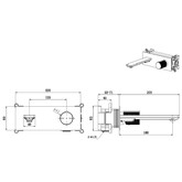 Смеситель для раковины Allen Brau Liberty 5.33004-00 встраиваемый хром