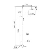 Душевая система Raglo R03.24.09 графит